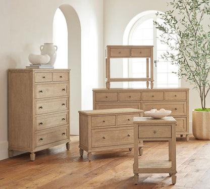 Sausalito 3-Drawer Nightstand 34"