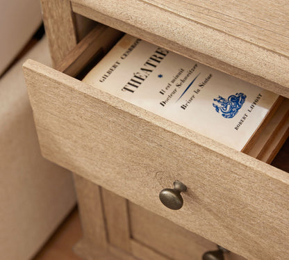 Sausalito 3-Drawer Nightstand 34"