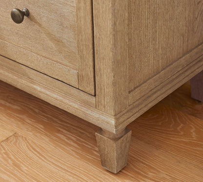 Sausalito 3-Drawer Nightstand 34"