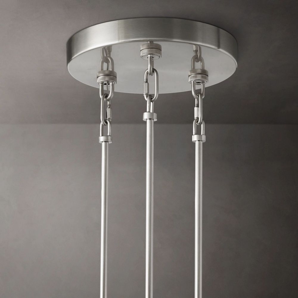 Shakiesha Glass Round Chandelier 52"D