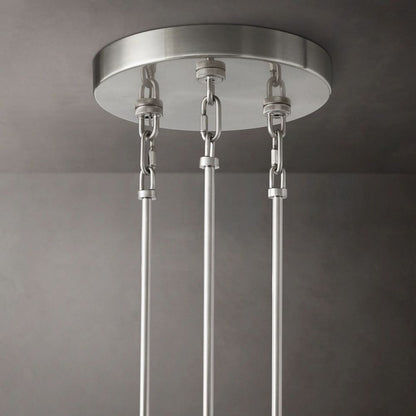 Shakiesha Glass Round Chandelier 52"D