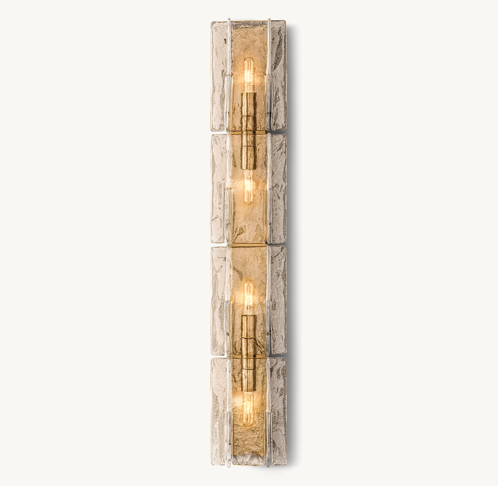 Sharon Smoke Glass Grand Sconce