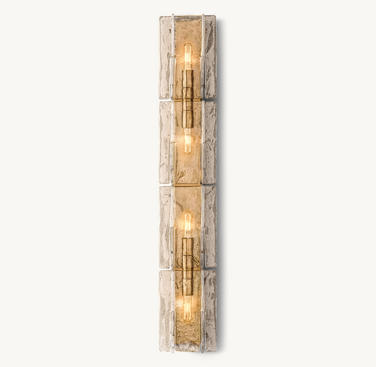 Sharon Smoke Glass Grand Sconce