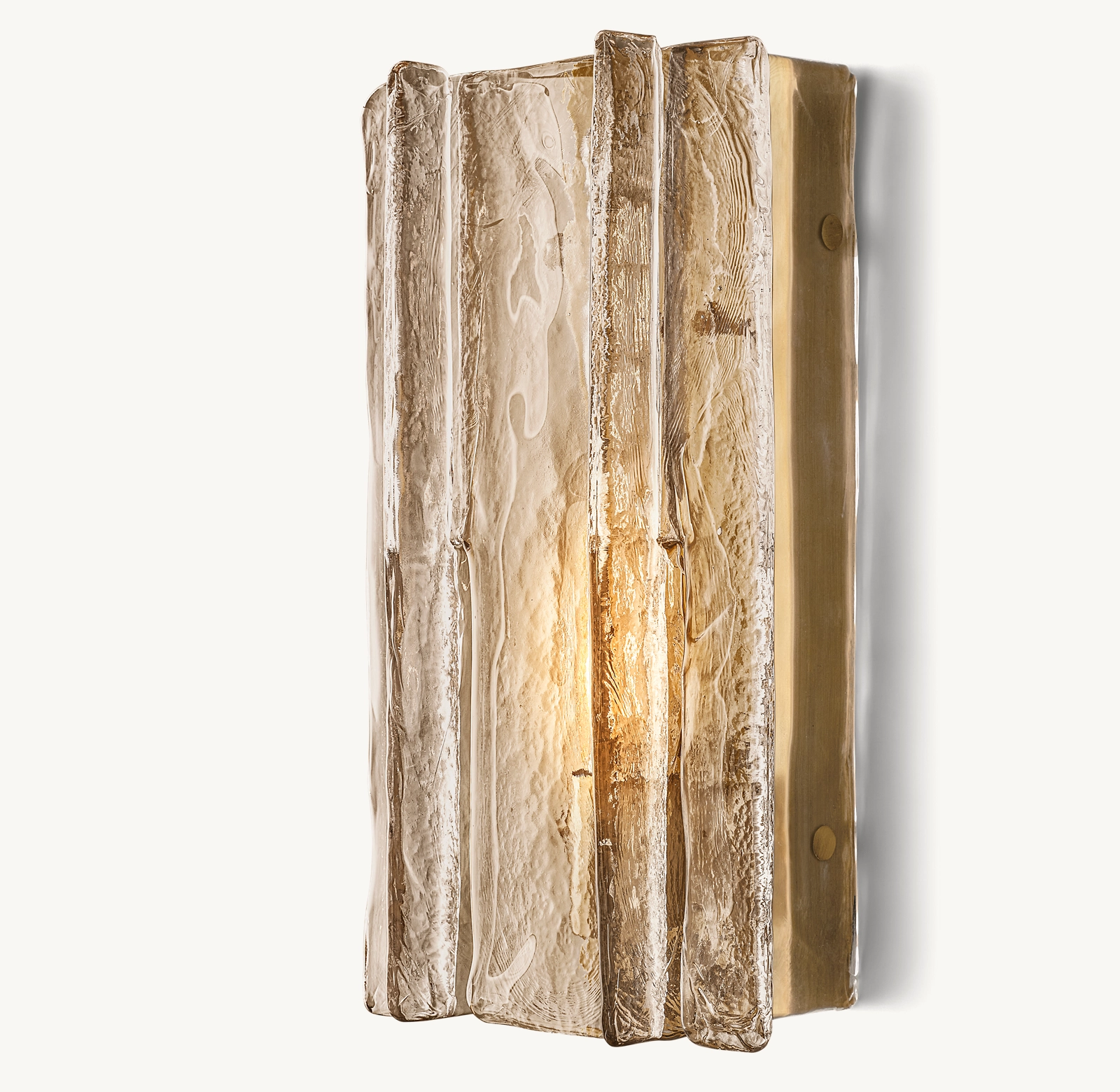 Sharon Smoke Glass Sconce 15"