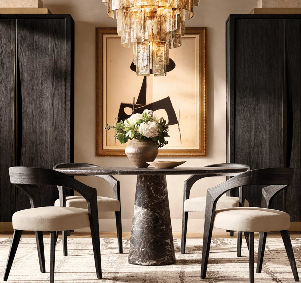 Sharon Smoke Glass Tiered Chandelier 47"