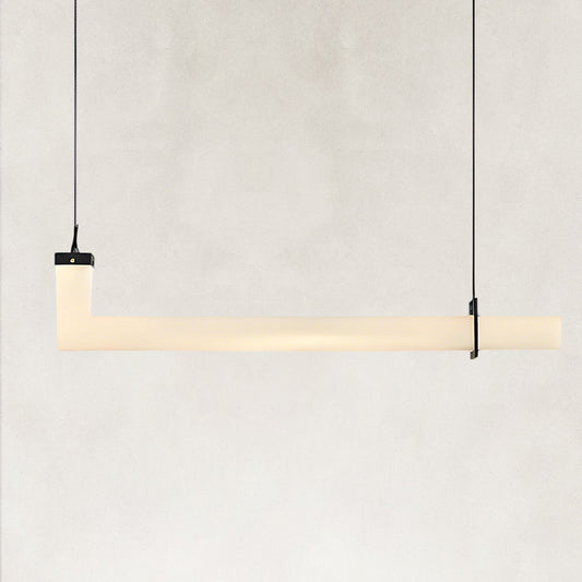 Siena Linear Alabaster Pendant Light 47"L