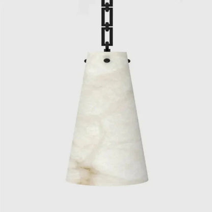 Alabaster Steven Contemporary Vintage 5-Light Pendant