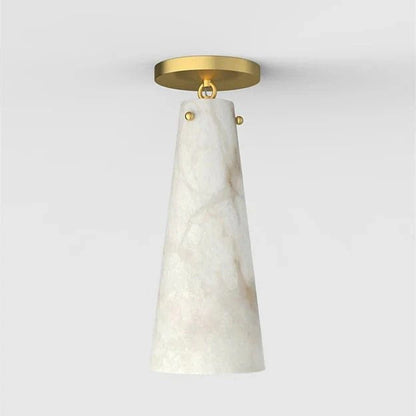 Alabaster Steven Contemporary  Flush Mount