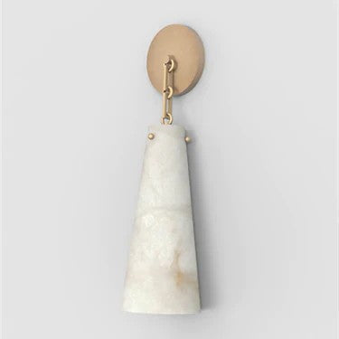 Alabaster Steven Contemporary Wall Sconce