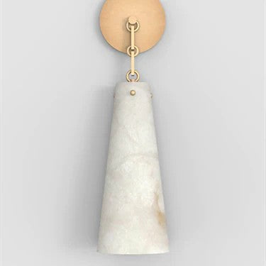 Alabaster Steven Contemporary Wall Sconce