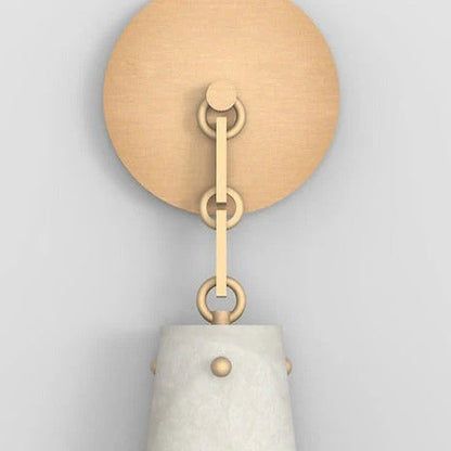 Alabaster Steven Contemporary Wall Sconce