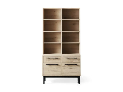 Sullivan Single Bookcase with File Base
