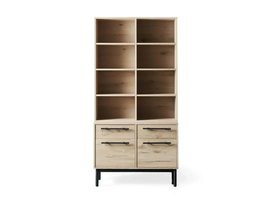 Sullivan Single Bookcase with File Base