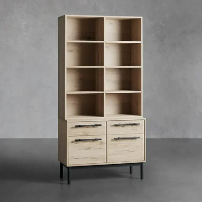 Sullivan Single Bookcase with File Base