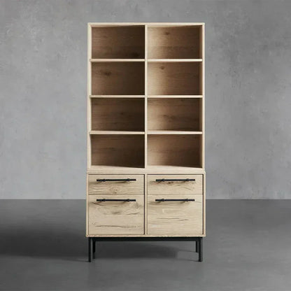 Sullivan Single Bookcase with File Base
