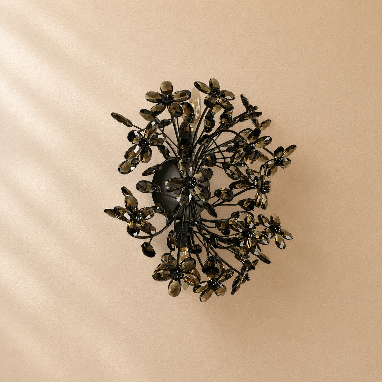 Susan Crystal Blossom Wall Sconce