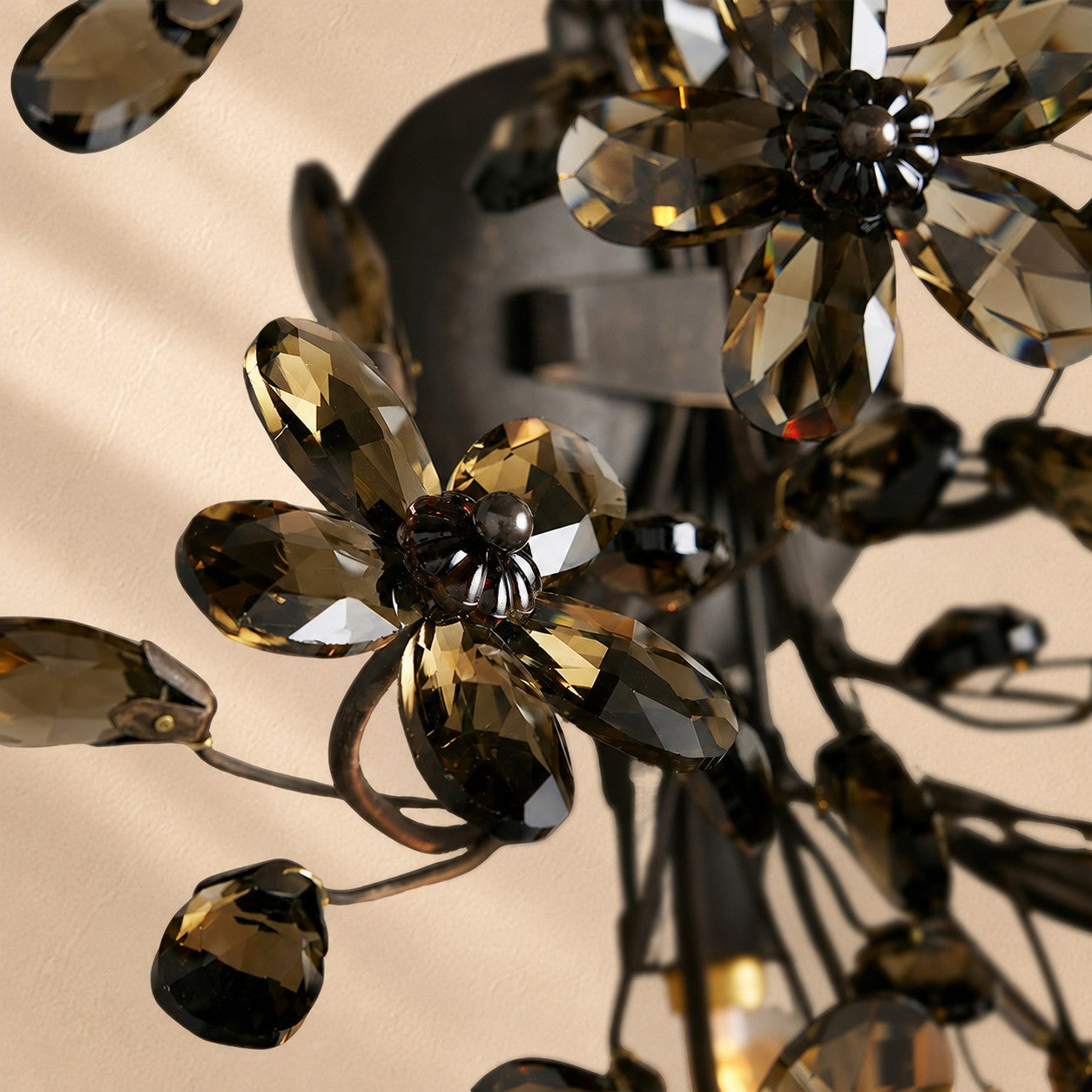 Susan Crystal Blossom Wall Sconce