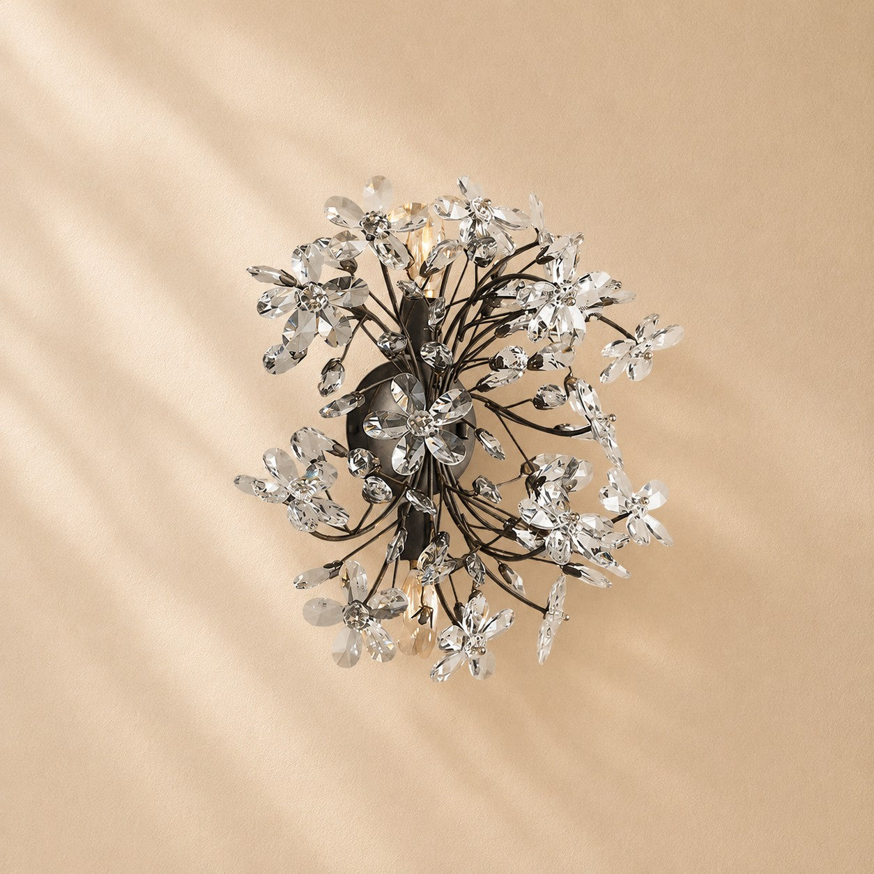 Susan Crystal Blossom Wall Sconce
