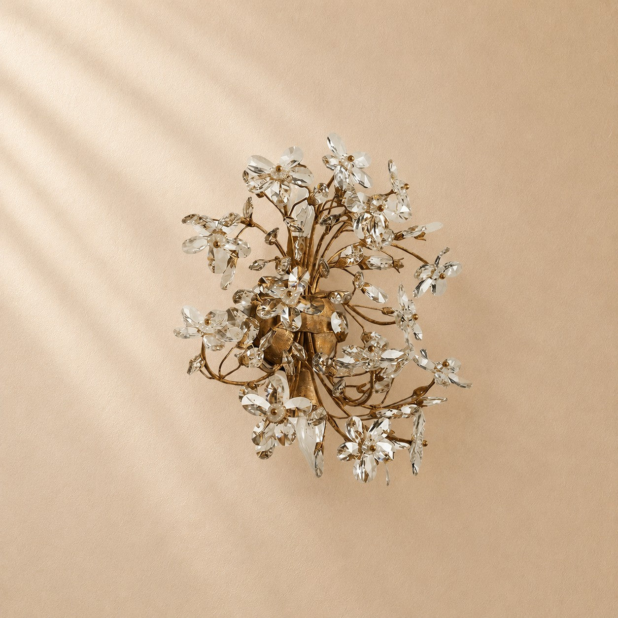 Susan Crystal Blossom Wall Sconce