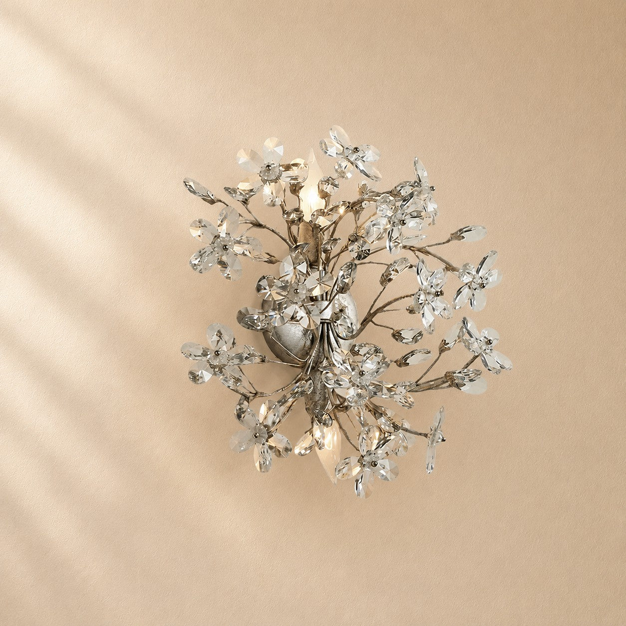 Susan Crystal Blossom Wall Sconce