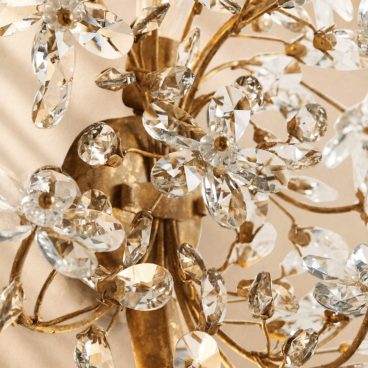 Susan Crystal Blossom Wall Sconce