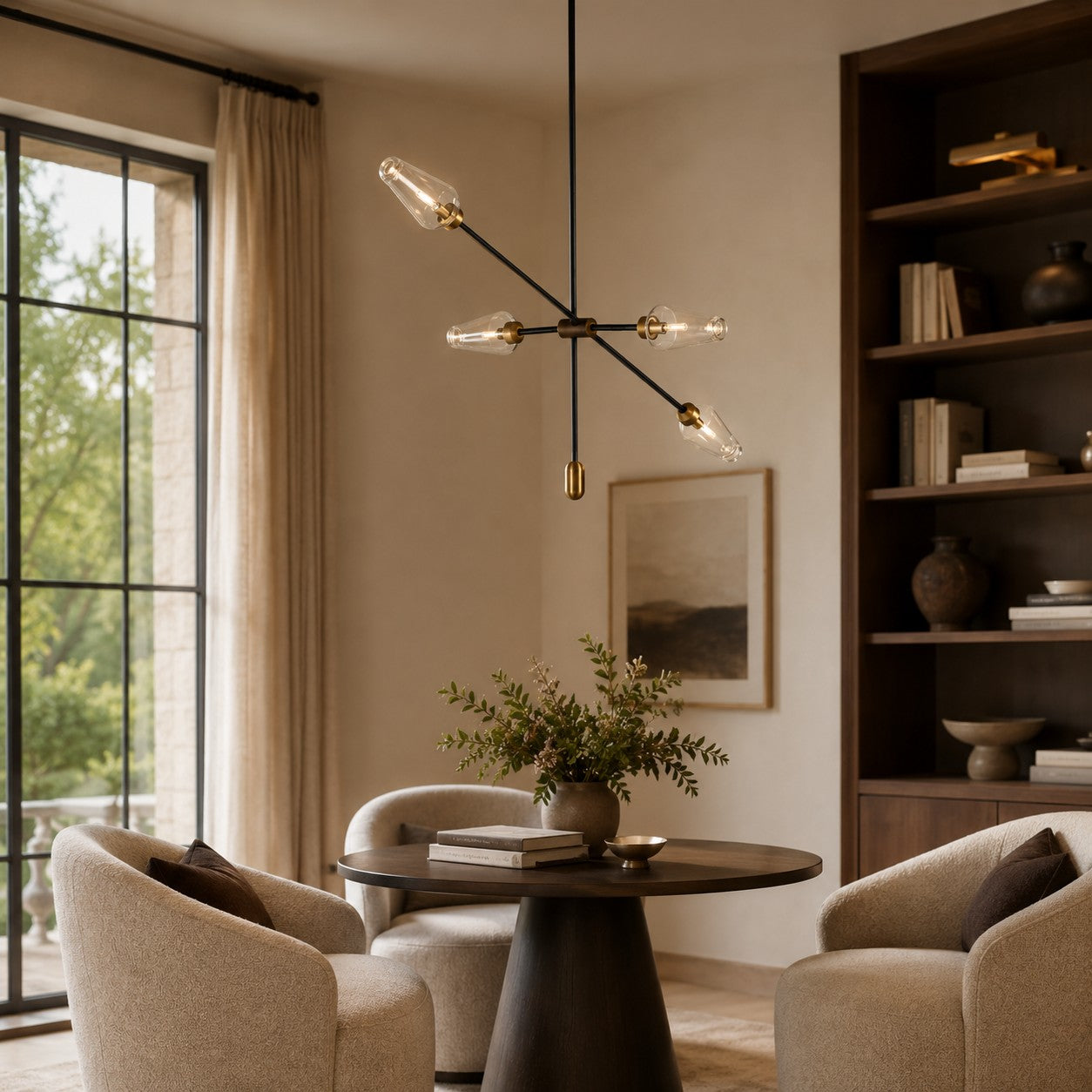 Susie Bronze Chandelier