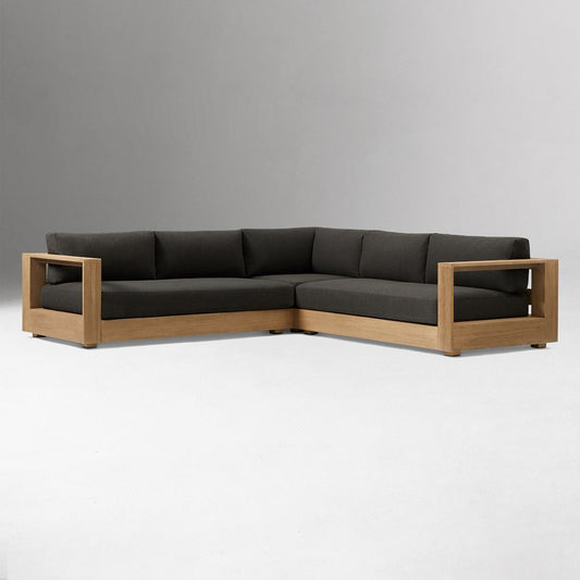 Telluride Outdoor 3-Piece L-Shaped Sectional (115")