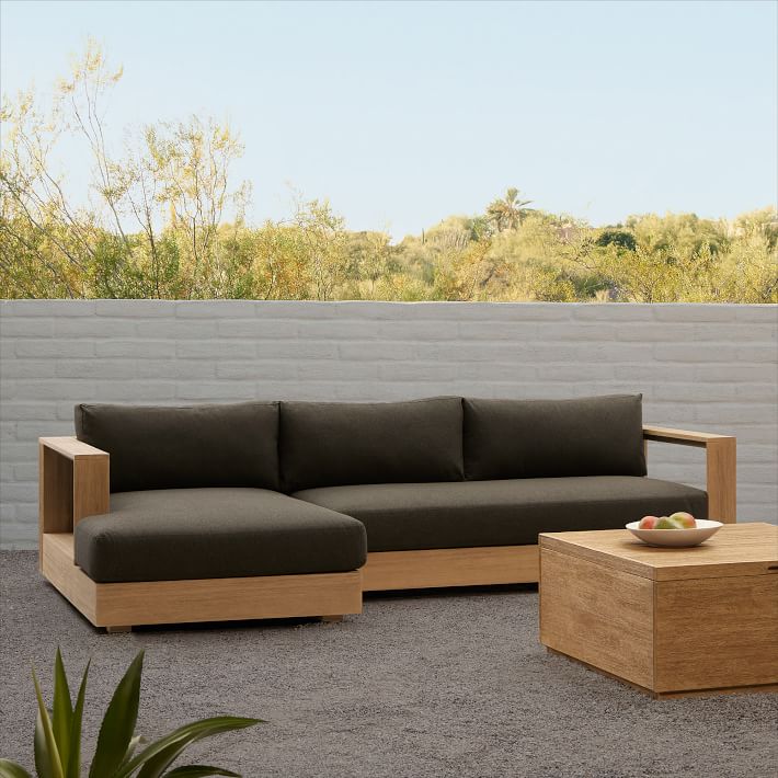 Telluride Outdoor 3-Piece L-Shaped Sectional (115")