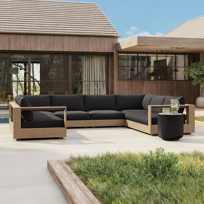 Telluride Outdoor 3-Piece L-Shaped Sectional (115")