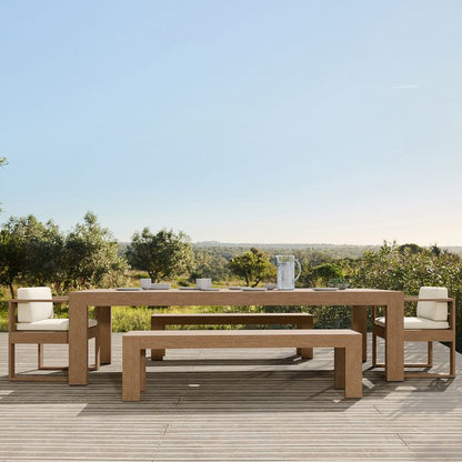 Portside Outdoor Extendable Dining Table (76.5"–115")