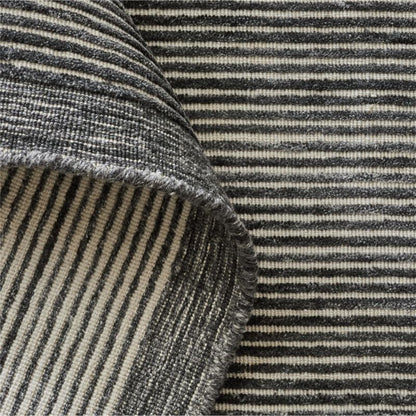 Leera Handloomed Black Performance Area Rug 10'X14'