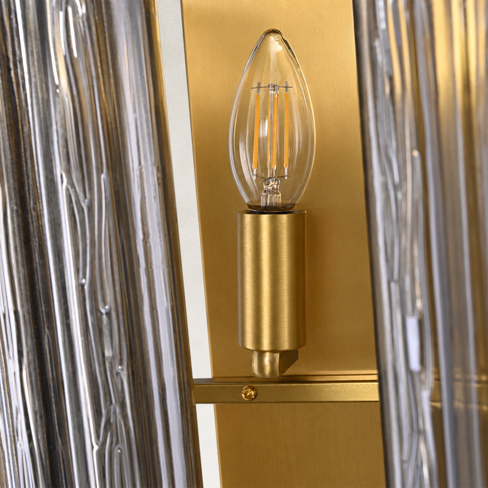 Vigor Smoke Glass Wall Sconce