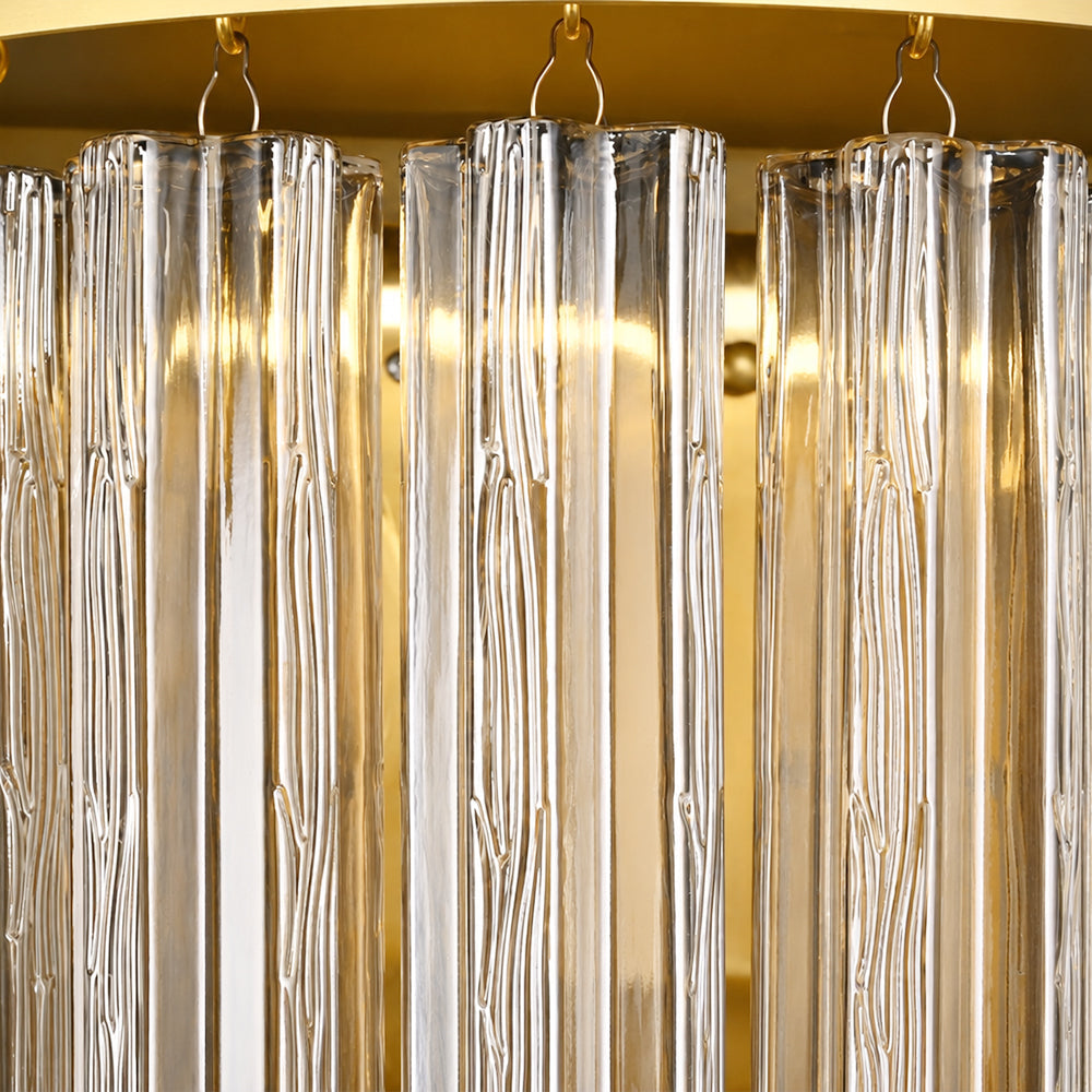 Vigor Smoke Glass Wall Sconce