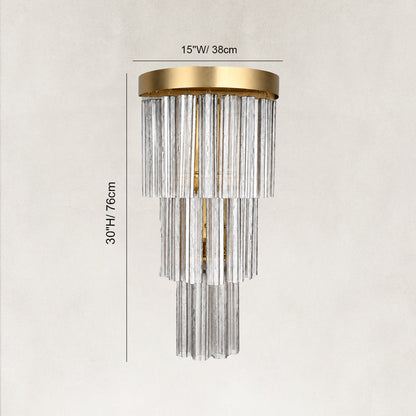Vigor Smoke Glass Wall Sconce