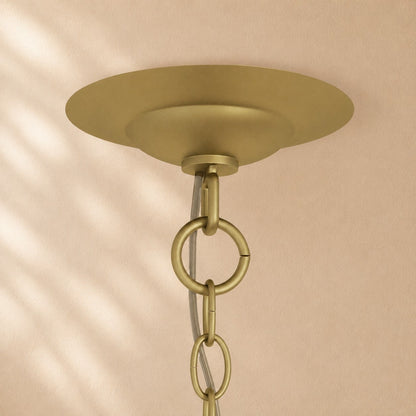Vivien Glass Round Chandelier