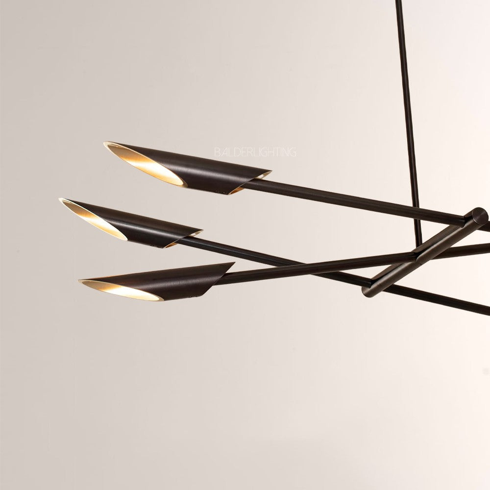 Vtura Linear Cylindrical Chandelier