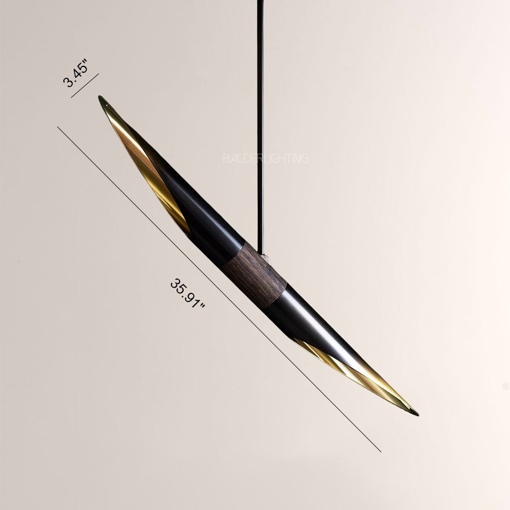 Vtura Two Angular Cylindrical Pendant