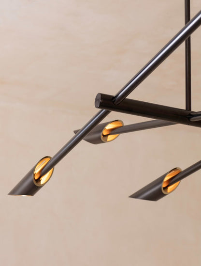 Brio Linear Cylindrical Chandelier