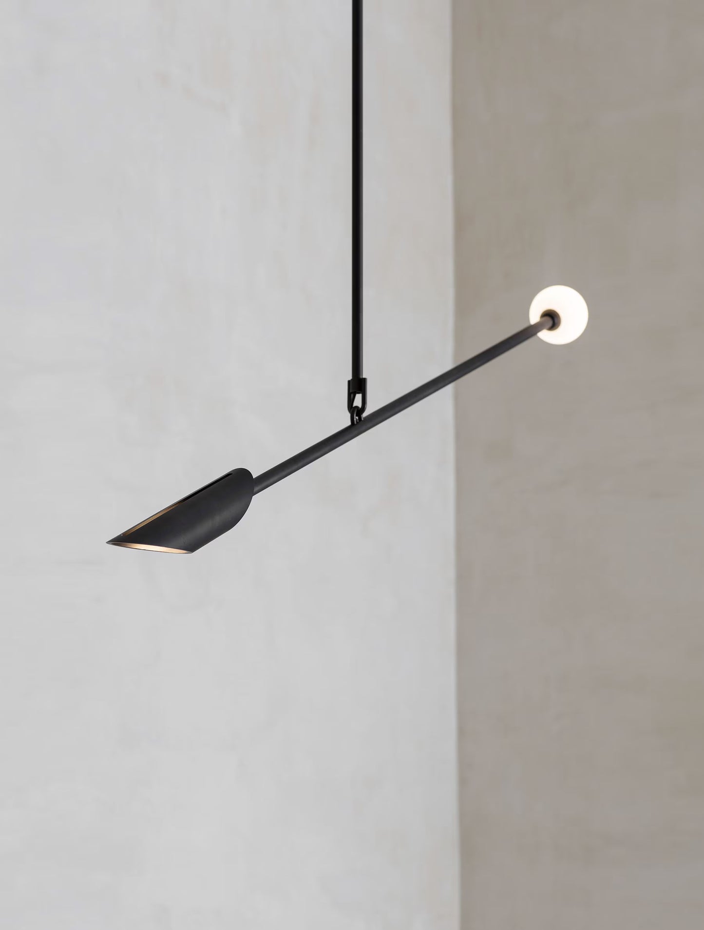 Brio Single Angular Cylindrical Pendant
