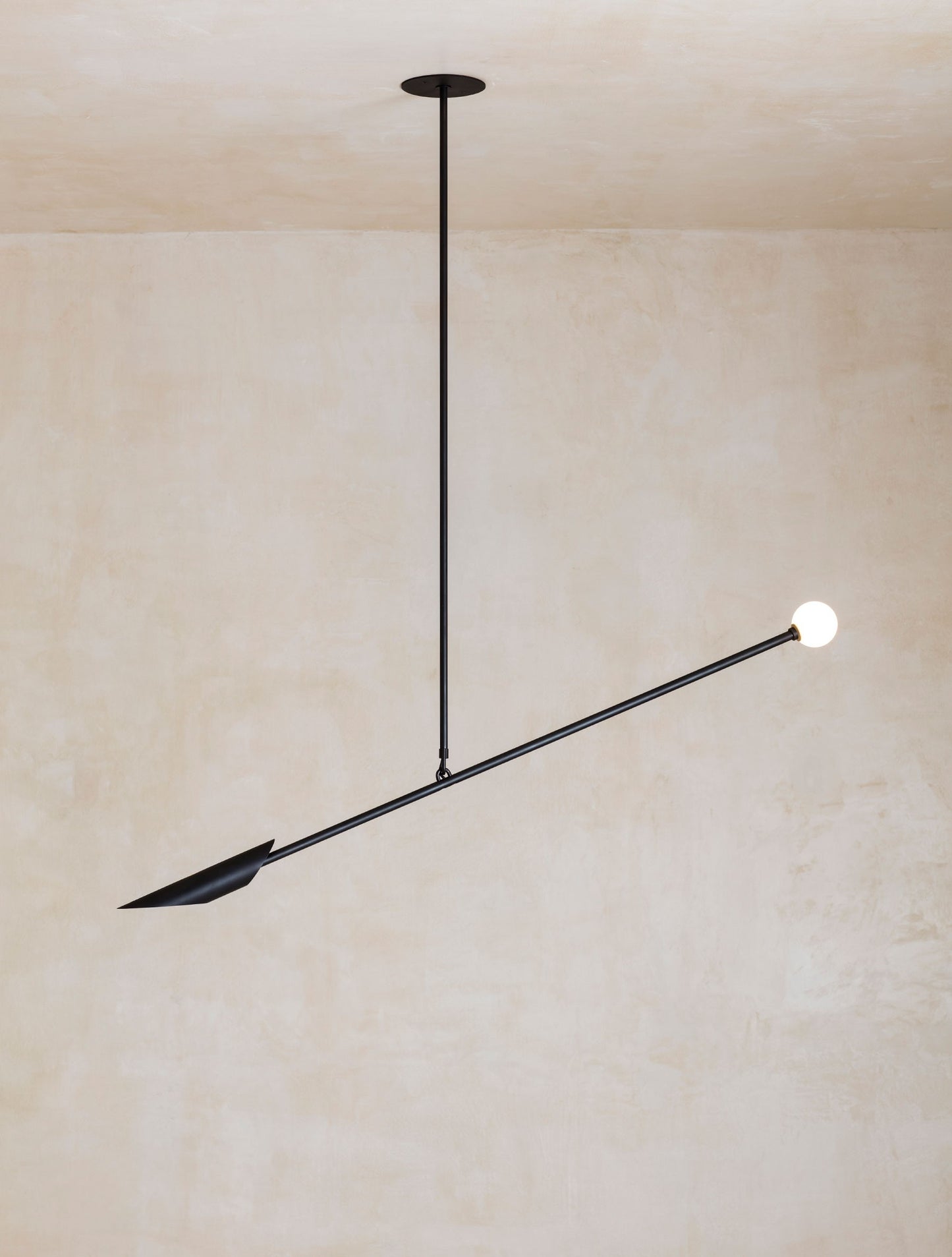 Brio Single Angular Cylindrical Pendant
