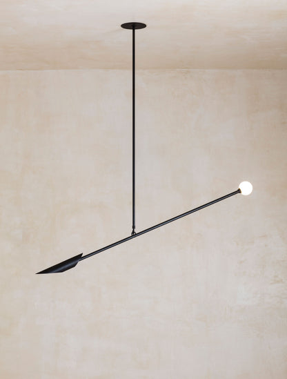 Brio Single Angular Cylindrical Pendant