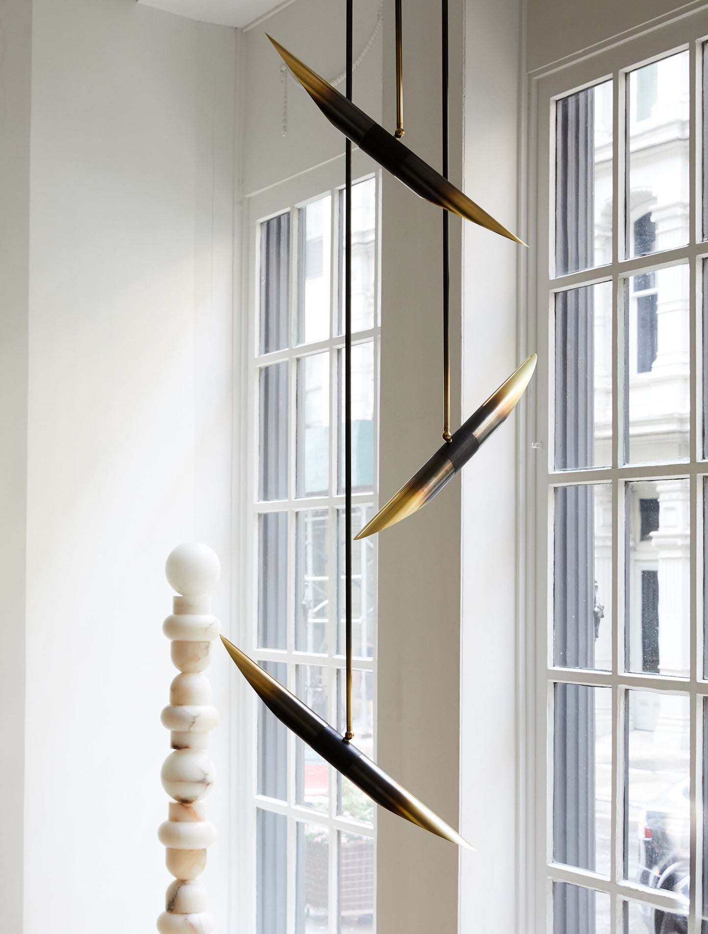 Brio Two Angular Cylindrical Pendant