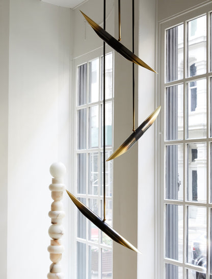Brio Two Angular Cylindrical Pendant
