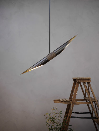 Brio Two Angular Cylindrical Pendant