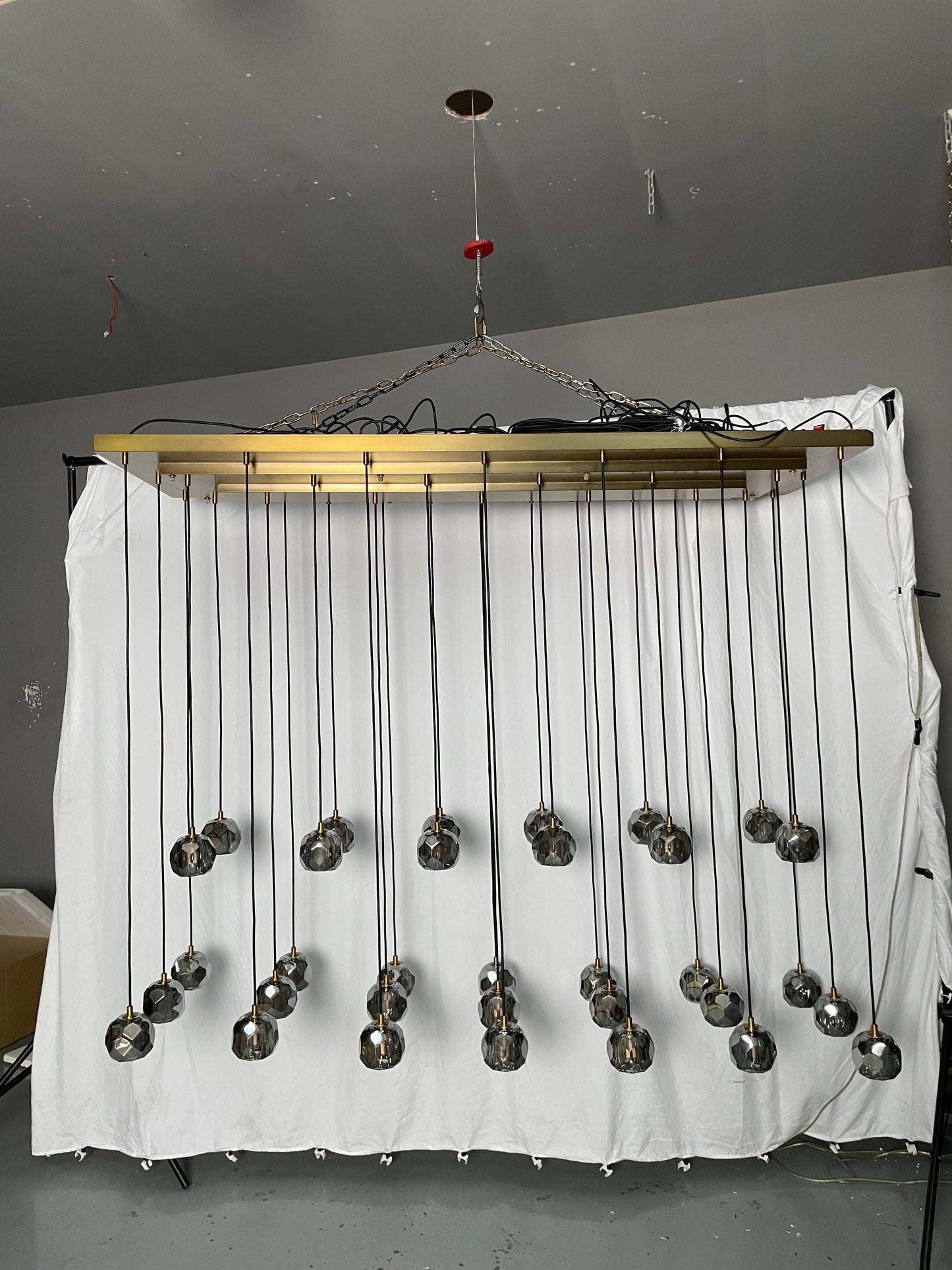 Balle Rectangular Chandelier 72 Inch（Customized)