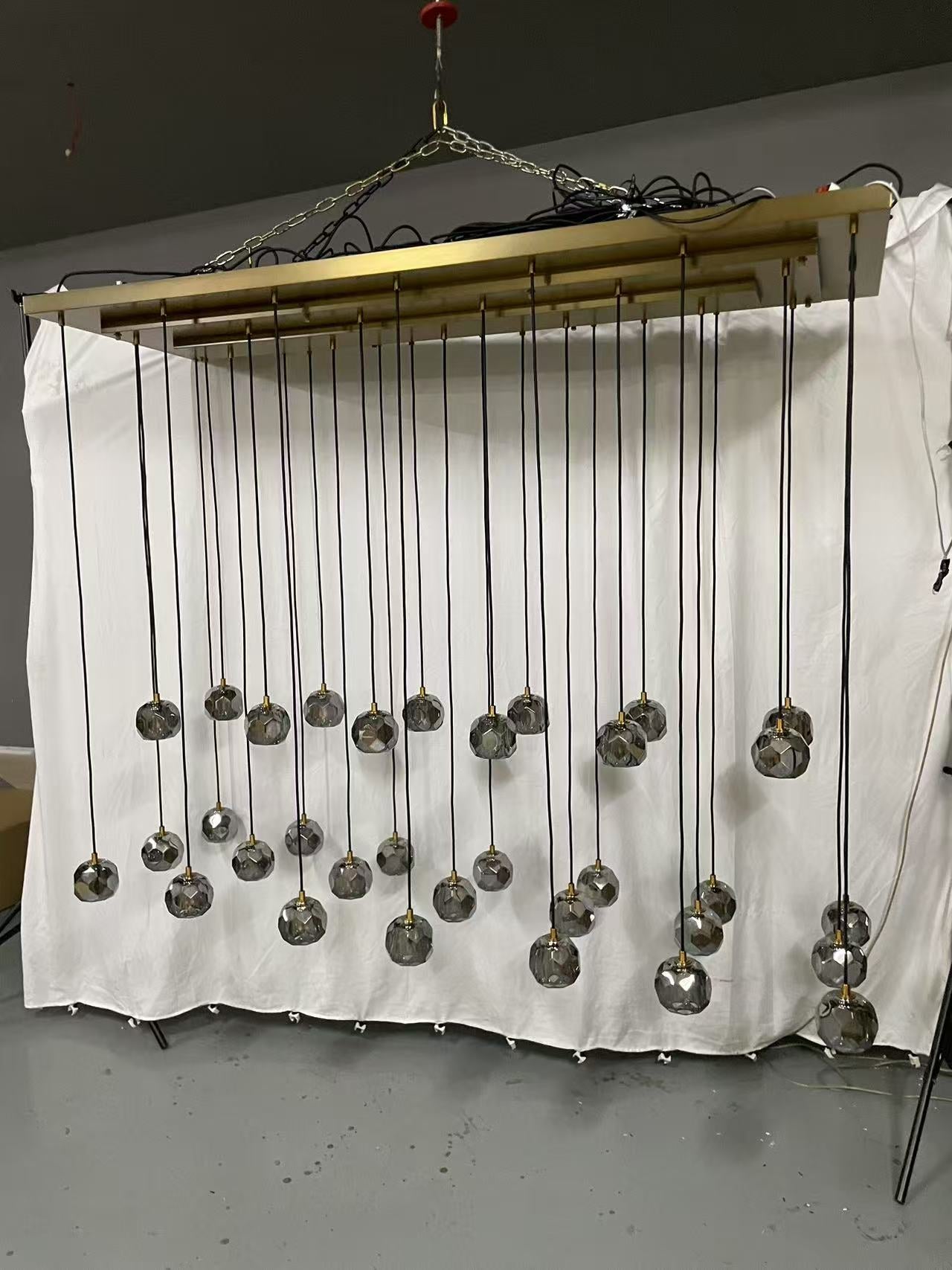 Balle Rectangular Chandelier 72 Inch（Customized)